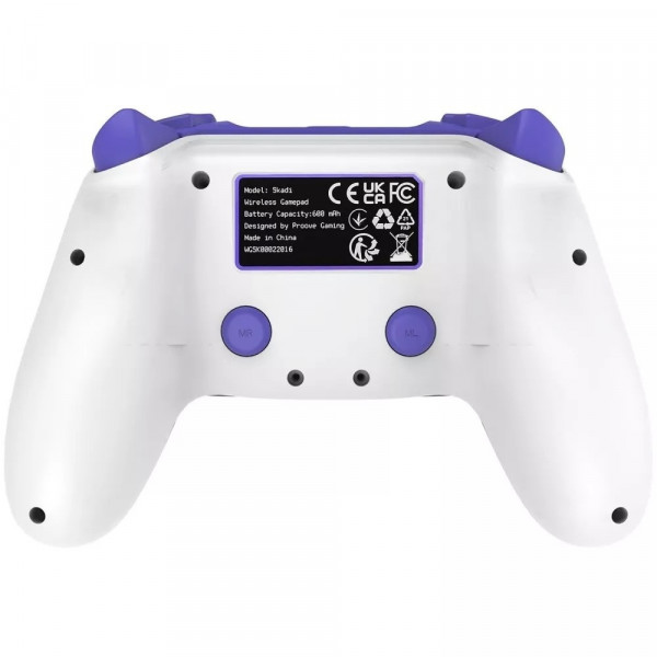 Беспроводной геймпад Proove Gaming Skadi White/Purple (PS4/PC) (WGSK00022016)