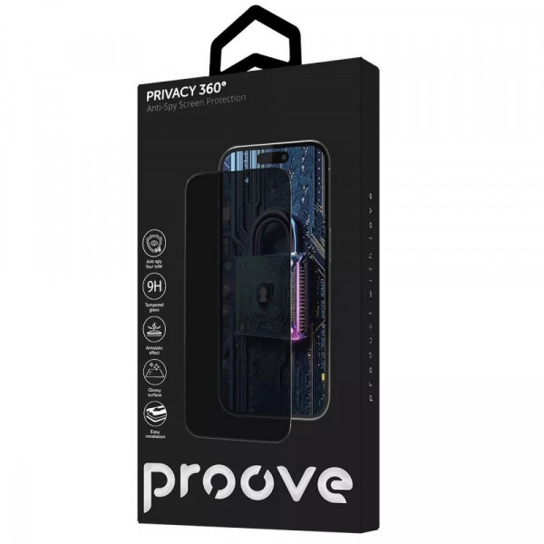 Захисне скло Proove Privacy 360 Installation Box для iPhone 16 Pro Max (PG360I16PM01)
