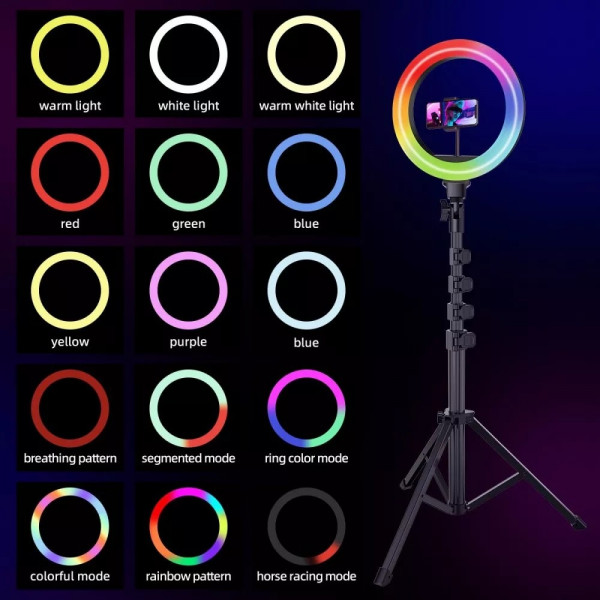Кільцева RGB лампа 12см Proove Halo White (PLRL12100401)