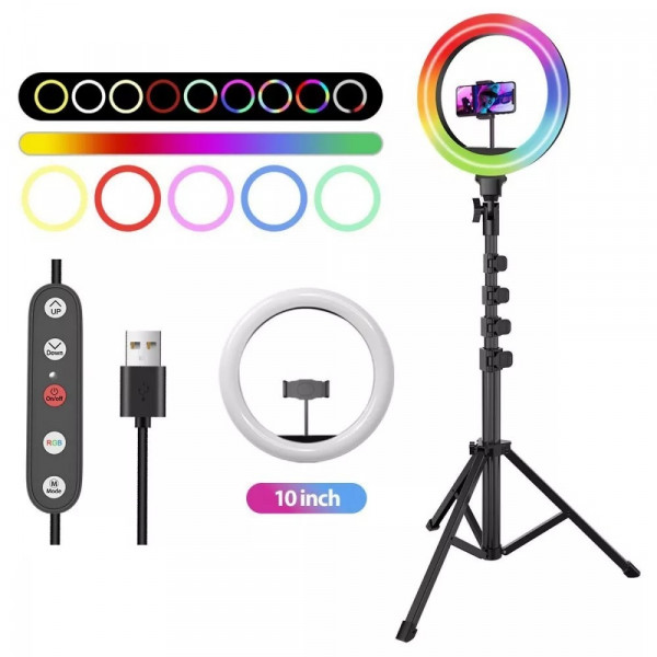 Кільцева RGB лампа 10см Proove Halo White (PLRL10100401)
