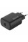Сетевое зарядное устройство Proove Silicone Power 2 20W (Type-C) + Cable Type-C to Lightning (1m) Black (WCSP22010001)