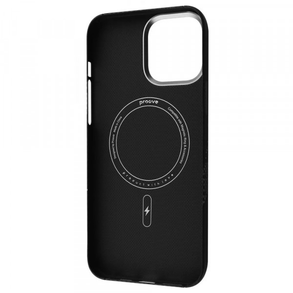 Чохол Proove Carbon Slim with MagSafe для iPhone 13 Pro Max Black (PCCSIP13PM02)