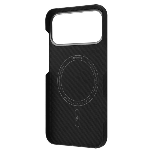 Чохол Proove Carbon Slim with MagSafe для iPhone 17 Pro Max Black (PCCSIP17PM02)
