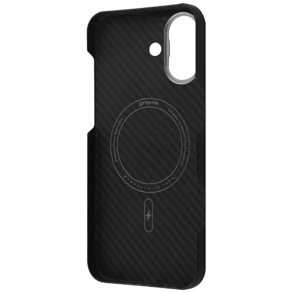 Чохол Proove Carbon Slim with MagSafe для iPhone 17 Black (PCCSIP170002)