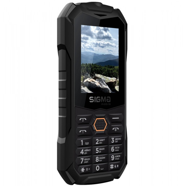 Мобильный телефон Sigma mobile X-treme PV68 Black/Orange (4827798738221)