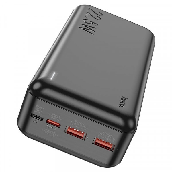 Зовнішній акумулятор Power Bank Hoco J101B 22.5W 30000mAh Black