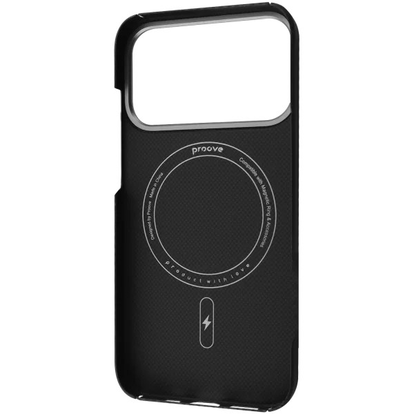 Чохол Proove Carbon Slim with MagSafe для iPhone 17 Pro Onyx (PCCSIP17P060)