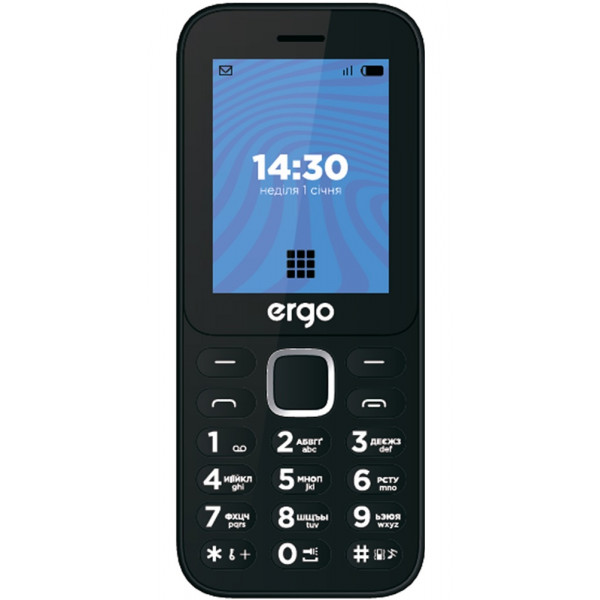 Мобильный телефон Ergo E241 Dual Sim Blue