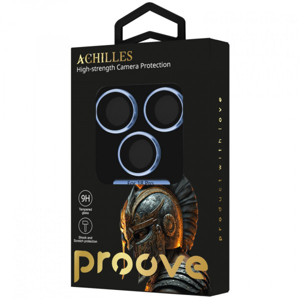 Защитное стекло Achilles Full Metal для камеры iPhone 18 Pro Light Blue (CPPAFM18P008)
