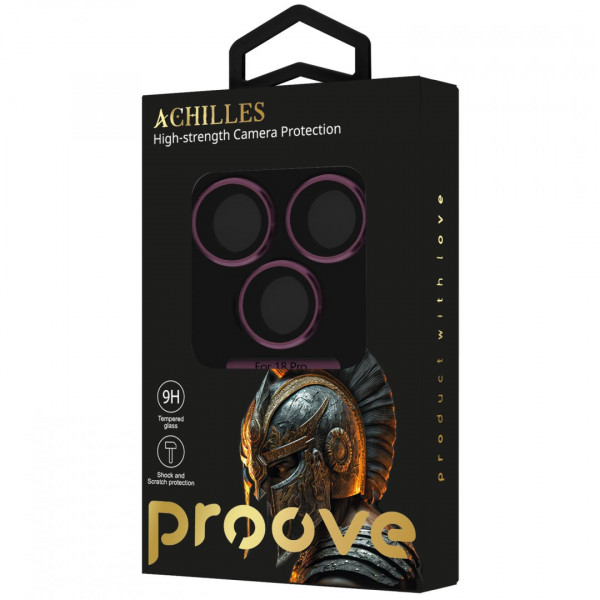 Защитное стекло Achilles Full Metal для камеры iPhone 18 Pro Cherry Red (CPPAFM18P017)