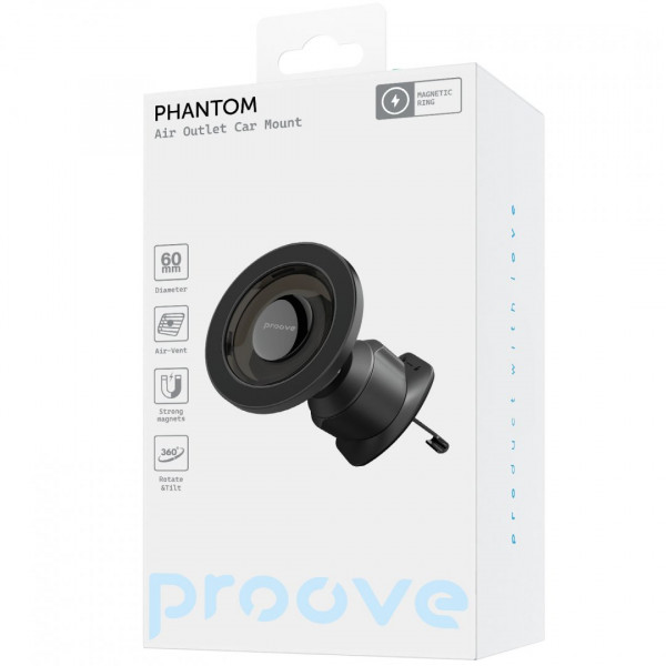 Автомобильный держатель Proove Phantom Air Outlet Car Mount Black (CHPM00000001)