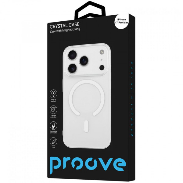 Чохол Proove Crystal Case with MagSafe для iPhone 17 Pro Max Brilliance (PCCCIP17PM59)