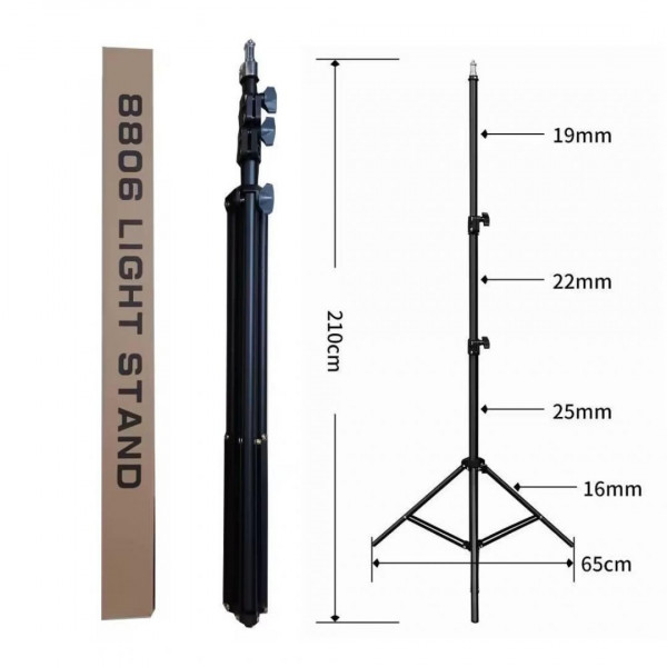 Штатив для освещения Light Stand 8806 2.1м Black