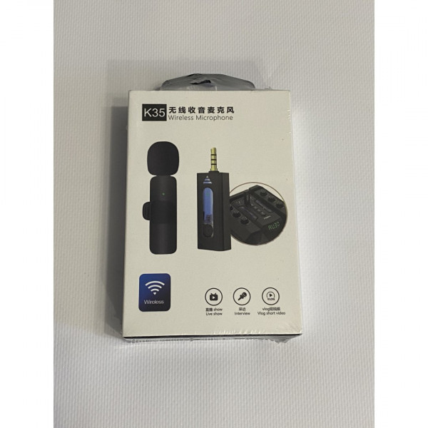 Петличный микрофон беспроводной K35 3.5mm