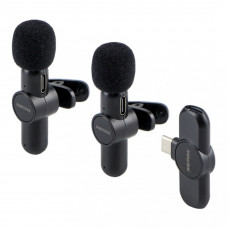 Петличный микрофон беспроводной Remax K10 1 to 2 Type-C