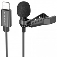 Петличный микрофон Borofone BFK11 Elegant Lightning