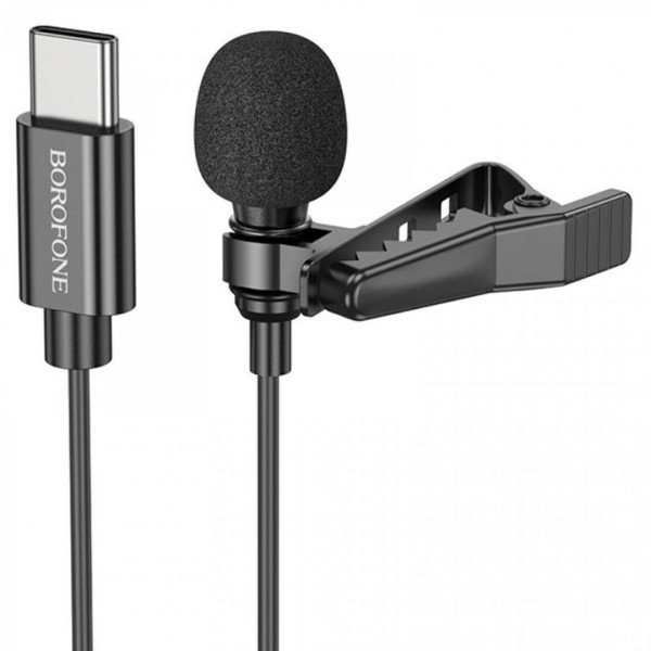 Петличный микрофон Borofone BFK11 Elegant Type-C