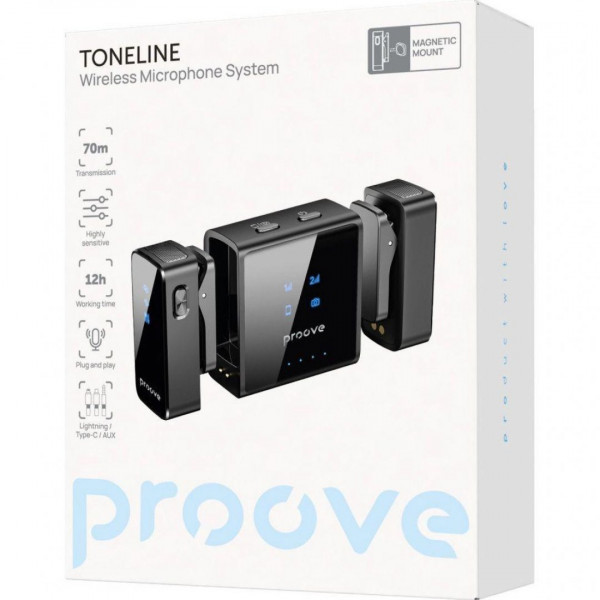Петличный микрофон беспроводной Proove ToneLine (PTWM00000201)