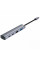 Type-C хаб Proove Arc Link 5 in 1 (2 USB 3.0 + 3 Type-C 3.0) Silver (HBAL00222024)