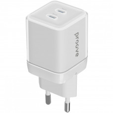Мережевий зарядний пристрій Proove Pure GaN Max 67W 2 Type-C White (WCPU67022202)