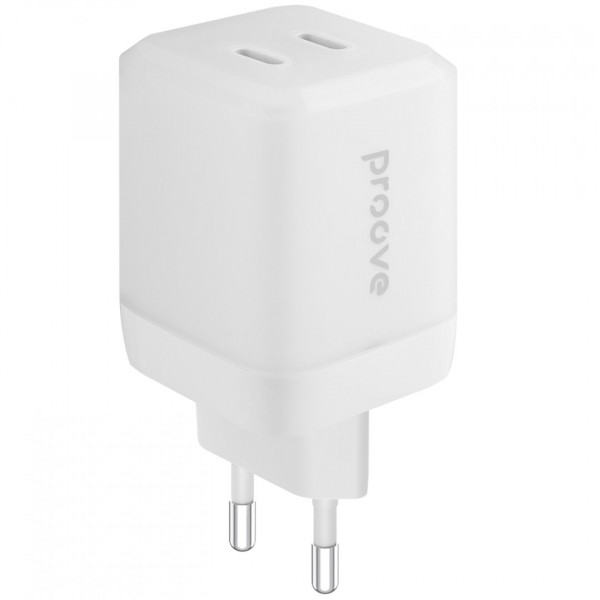 Мережевий зарядний пристрій Proove Pure GaN Max 67W 2 Type-C White (WCPU67022202)