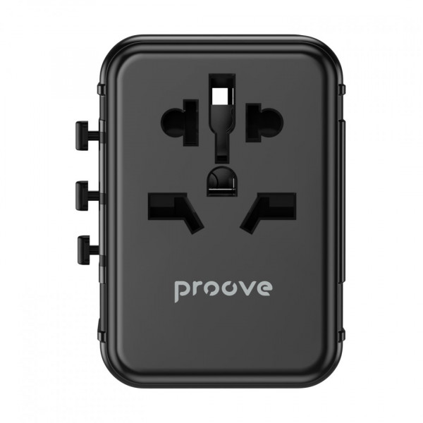 Універсальний адаптер Proove Trip 20W Black (TATL20310001)