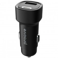 Автомобильное зарядное устройство Proove Flash 48W Type-C+USB Black (CCFL48111201)