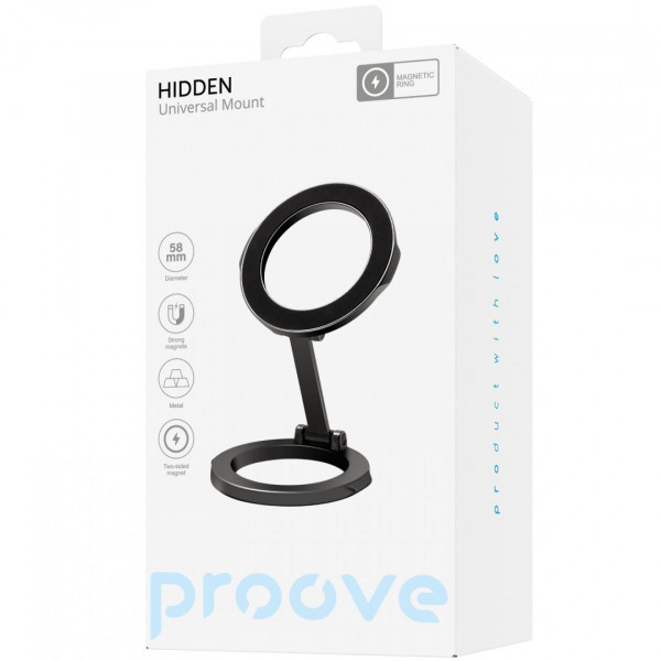 Автомобильный держатель Proove Hidden Universal Type Car Mount Gray (CHHN00000001)