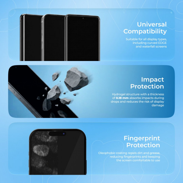 Захисна гідрогелева плівка Proove Hydrogel Pro Matte (GGPR21801150)