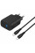 Мережевий зарядний пристрій Proove Silicone Power 2 30W (Type-C + USB) + кабель Type-C to Type-C (1m) Black (WCSP23011001)