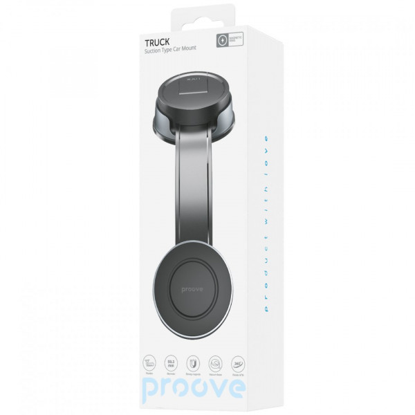 Автомобильный держатель Proove Truck Suction Type Car Mount Black (CHPT00000001)