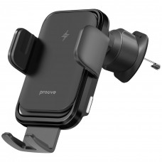 Автомобильный держатель с беспроводной зарядкой Proove Nitro Charge 15W Matte Black (WHNC15002005)
