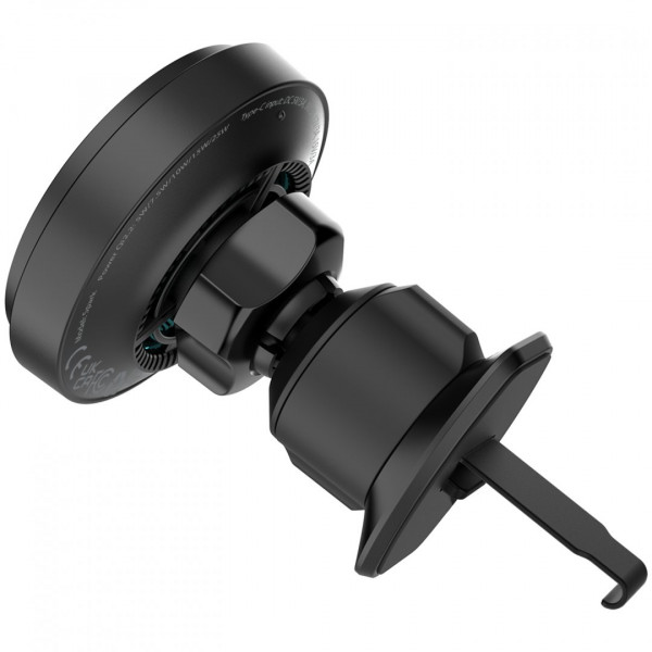 Автомобільний тримач з бездротовою зарядкою Proove Spark Qi2.2 25W Black (WHSQ25002001)