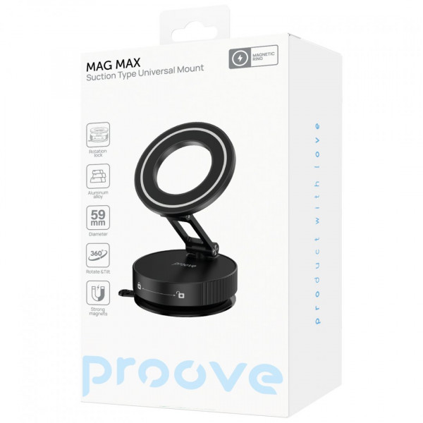 Автомобильный держатель Proove Mag Max Suction Type Universal Mount (CHMM00000001)