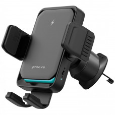 Автомобильный держатель с беспроводной зарядкой Proove Sonic Pro 15W Black (WHSP15002001)