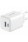 Сетевое зарядное устройство Proove Pocket GaN Plus 25W Type-C+USB White (WCPG25111202)