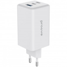 Мережевий зарядний пристрій Proove Pocket GaN Max 100W (2Type-C + USB) White (WCPG10012202)