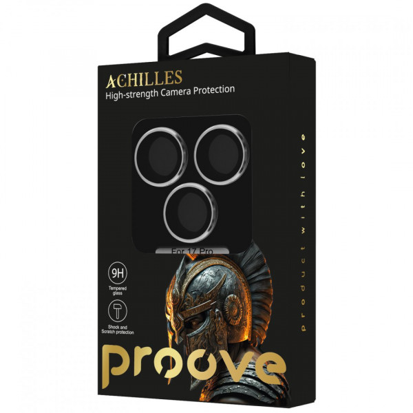 Защитное стекло Achilles Full Metal для камеры iPhone 17 Pro Silver (CPPAFM17P006)