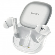 Бездротові навушники Proove NoLimit TWS with Hybrid ANC (APP) White/Silver (TWNL0001AP26)