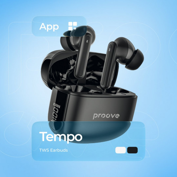 Бездротові навушники Proove Tempo TWS with ANC (APP) White (TWTM0001AP02)