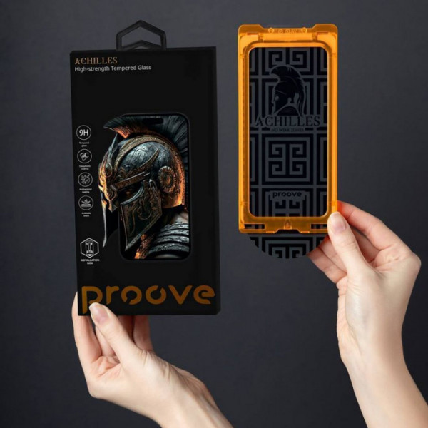 Захисне скло Proove Achilles Full Screen Installation Box для iPhone 15 Pro Max (PGPAIB15PM01)