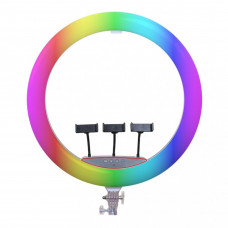 Кольцевая лампа RGB Crystal 3D-56 Remote 56см