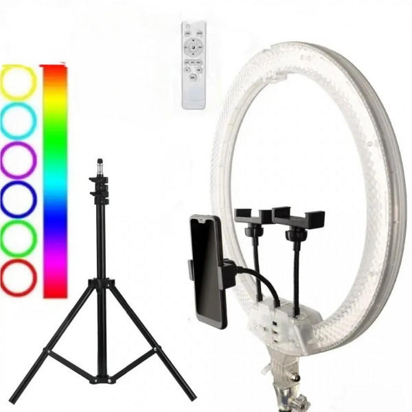 Кільцева лампа RGB LED 3D-45 J45cm