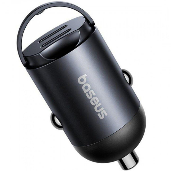 Автомобильное зарядное устройство Baseus Tiny Star Mini 2Type-C 30W Black (C00035001121-03)