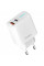 Мережевий зарядний пристрій Gelius Radiance Type-C+USB 25W White + кабель Lightning (GP-HC058)