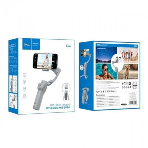 Стабилизатор Hoco K24 3-axis Smart Gimbal Gray