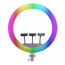 Кольцевая лампа RGB Crystal 3D-45 Remote 45см