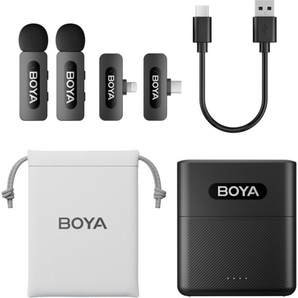 Микрофон Boya BY v3 Lightning + Type-C
