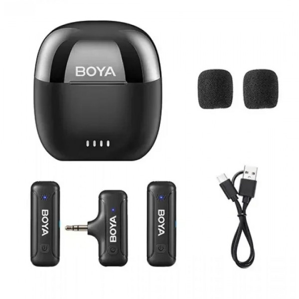 Микрофон Boya BY-WM3T-M2 charging case