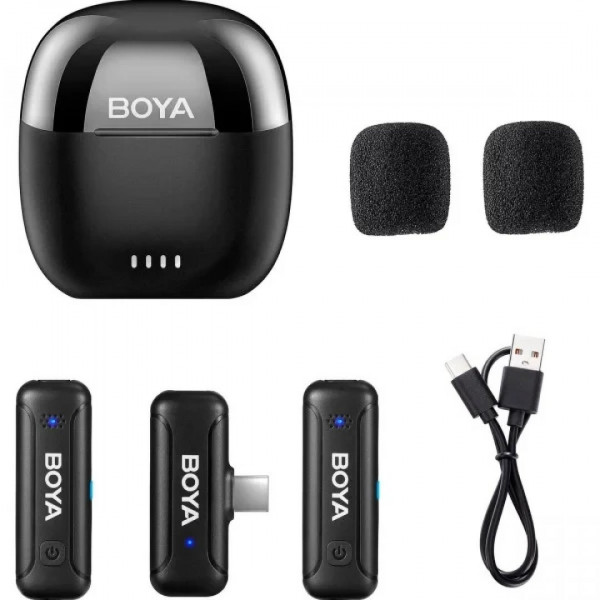 Микрофон Boya BY-WM3T-U2 charging case